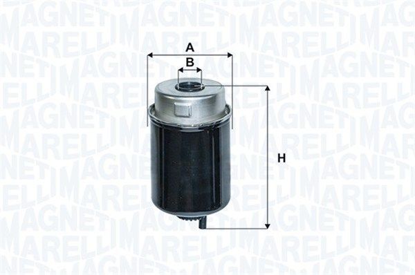 MAGNETI MARELLI Топливный фильтр 153071762417